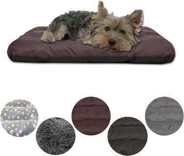 Килимок для собак, лежанка для собак, матрац для собак - зручний лежак для вашого улюбленця (60x50x6 см, Колір: Коричневий Оксфорд)