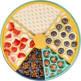 Інтерактивна іграшка-головоломка для собак CHEWFFON з обертовими шарами, повільний годівник, розвиває інтелект та стимулює розум