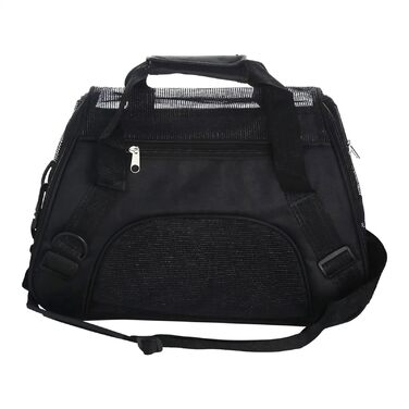 Транспортна сумка для собак та котів, складана переноска для тварин з регульованим плечовим ременем