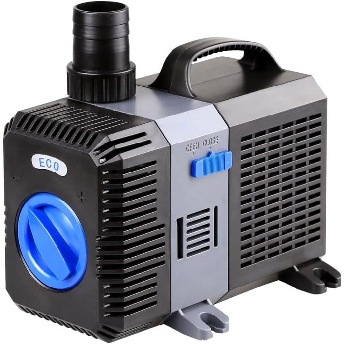 AquaOne CTP-2800 акваріумна та ставкова помпа 10 Вт, економічний двигун, 3000 л/год, енергоощадна насосна станція для акваріума та ставка
