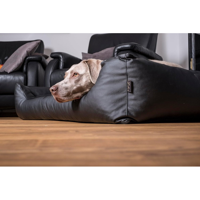 Собаче ліжко Lebon Bruno, 100 x 75 см, чорне