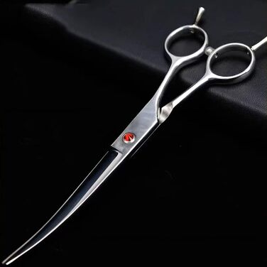Набір ножиць для грумінгу собак та котів: прямі, зігнуті, з нержавіючої сталі