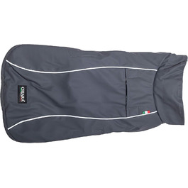 Водонепроникна куртка для собак CHIARA Finn, розмір XL, сірий колір. З флісовою підкладкою, відбиваючими смугами, для будь-якої породи. Машинне прання.