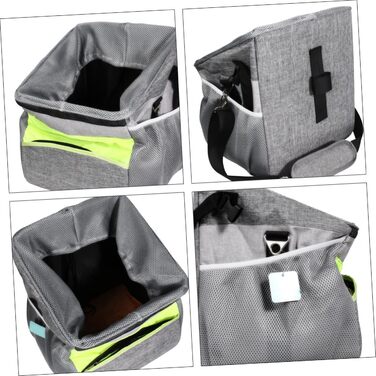 Складаний велосипедний кошик для тварин Happyyami: дихаюча сумка Oxford з ручкою для собак та котів