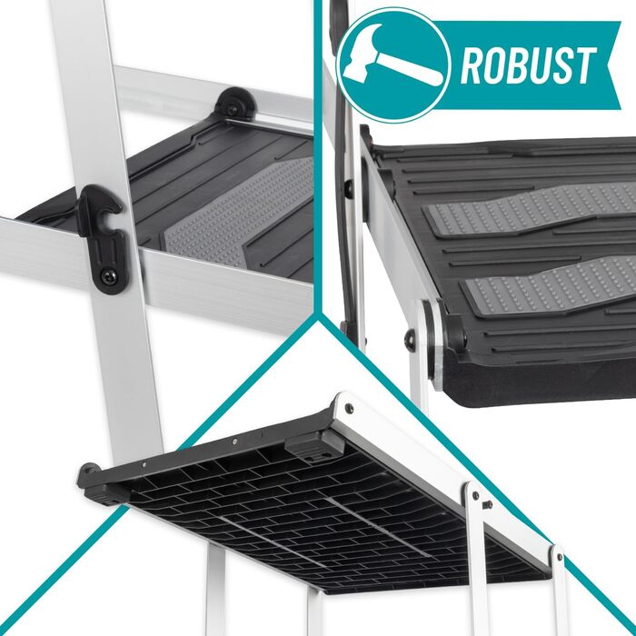 Сходинка для собак VOSS.PET, 4 сходинки, з алюмінію, з килимком, для автомобіля