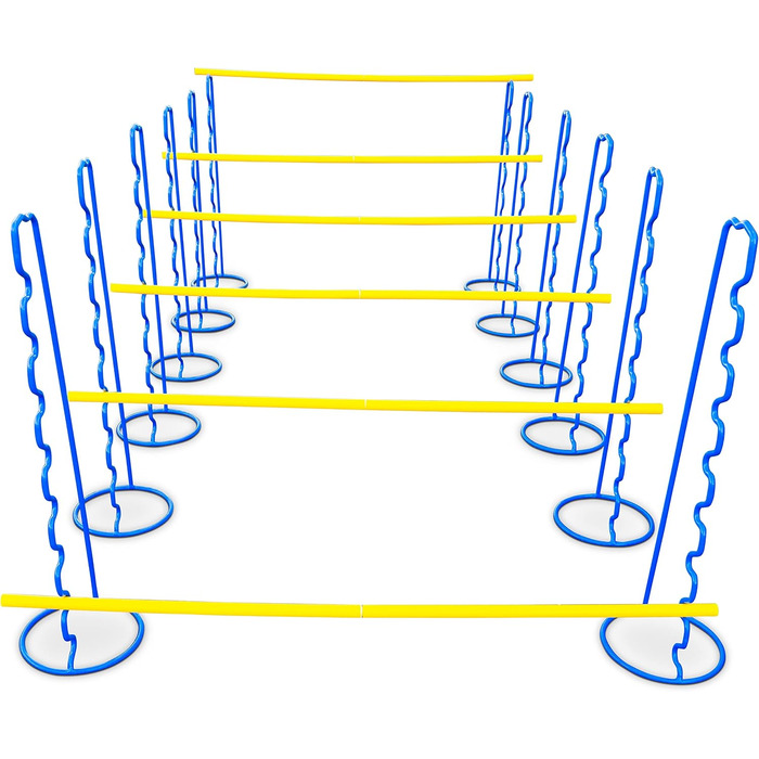 Набір перешкод для собак великих порід Vinex | Регульована висота до 63 см | 6 перешкод