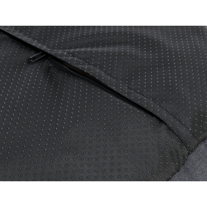 Крісло-лежанка для собак TRIXIE Harvey, 45 см, сірий/чорний, з м'яким плюшем, для маленьких собак, з високим бортиком