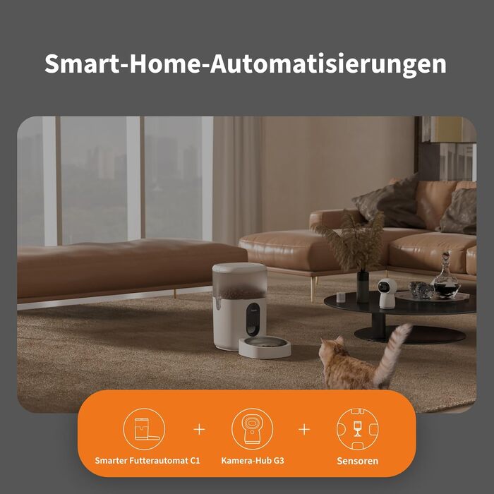 Автоматична годівниця для котів і собак Aqara C1 Zigbee 3.0 з керуванням Google/Alexa/Siri