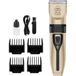 Електричний триммер для собак та котів Gold - тиха робота, для маленьких та великих тварин