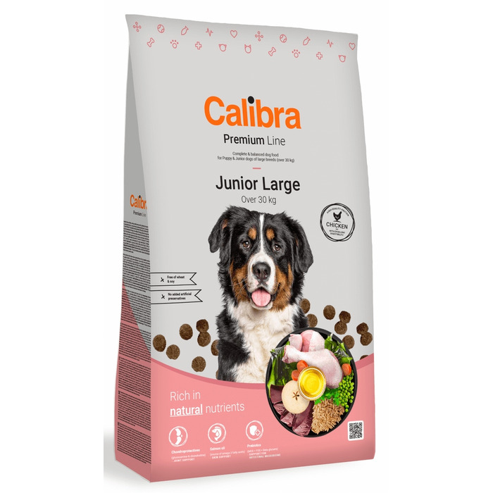 Сухий корм Calibra Premium Junior Large для цуценят великих порід, 12 кг