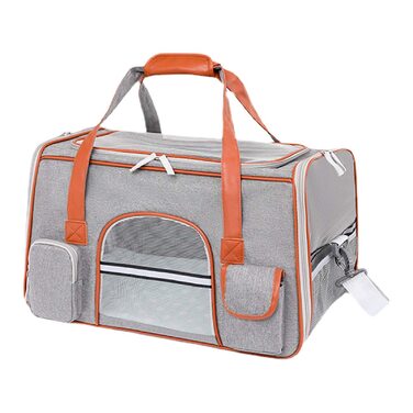 Транспортна переноска для собак та котів, складна, для подорожей в авто, сумка-переноска для тварин