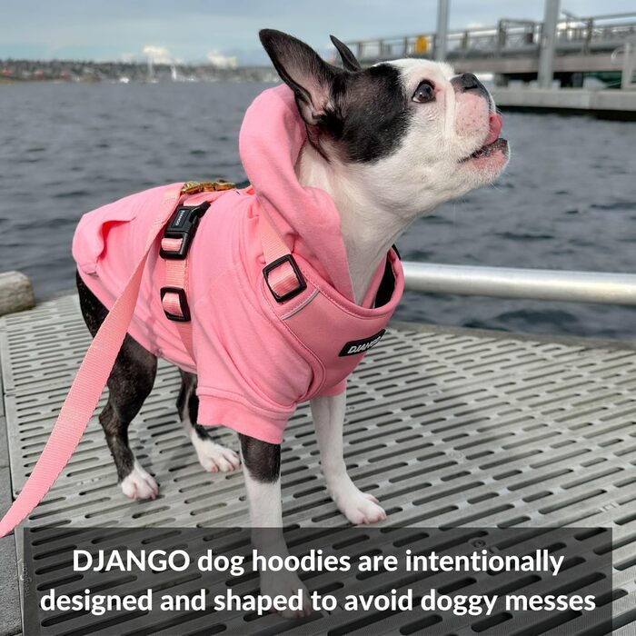 Теплий зимовий худі для собак DJANGO, альпійсько-синій, повністю на підкладці, м'який та еластичний светр з капюшоном для такс і малих порід