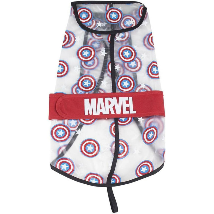 Дощовик для собак Cerdá ForFanPets Captain America Marvel - Водонепроникний, офіційний ліцензований товар