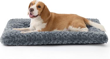 Крісло-лежанка для собак середніх порід BEDSURE - миюче, 71x50x7 см, м'яке, з антиковзною основою, сірий колір