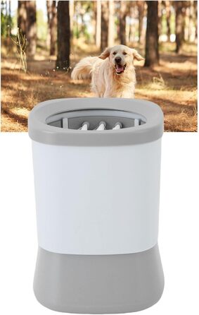 Автоматичний очищувач та масажер для лап собак Asixxsix, USB, 2 швидкості, 360° обертання, для собак малих та середніх порід