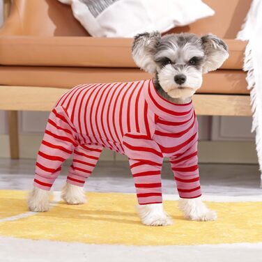 Піжама для собак після операції Kuoser, боді для собак після кастрації, боді для собак після операції (XXL, Рожевий, Зелений)