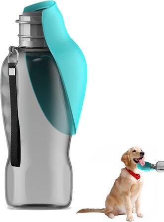 Фляга для собак PIWOSGOL 800 мл: для прогулянок, подорожей, кемпінгу та альпінізму