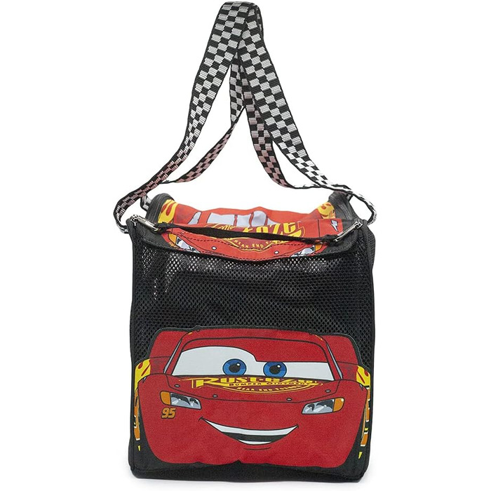 Сумка-переноска для тварин Buckle-Down Disney Cars Блискавка Макквін 95, поліестер, автомобільний дизайн