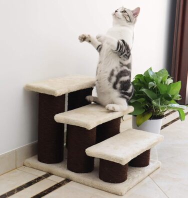 Східці для котів Katzentreppe Easy Climb, 3 сходинки, 45 x 35 x 34 см, до 60 кг