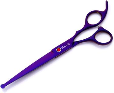 Набір професійних ножиць для грумінгу домашніх тварин 7.0 дюймів (3 шт.), нержавіюча сталь, безпечні закруглені кінчики