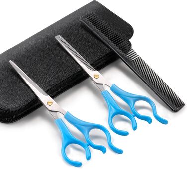 Професійний набір для грумінгу собак: ножиці, ножиці для вирівнювання, гребінець для догляду за шерстю