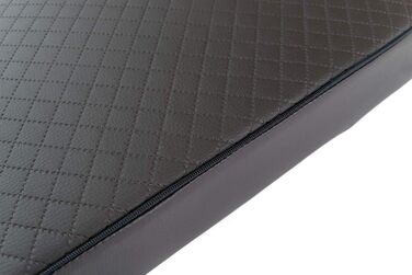 Крісло-ліжко для собак Mayaadi-Home Eck, сіре, 80x100x10 см, з штучної шкіри