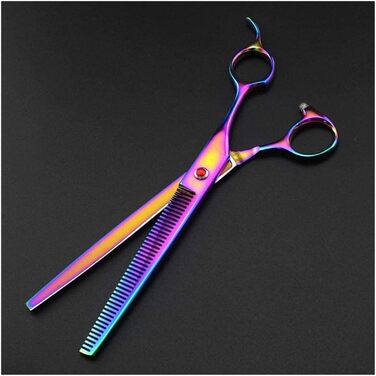 Професійні ножиці для собак, вигнуті ножиці, ножиці для стрижки шерсті собак, набір професійних ножиць для грумінгу, включаючи прямі та злегка вигнуті моделі