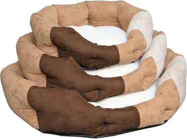 Лежанка для тварин Kerbl AMY L, 45 x 41 см, коричнево-бежева, 45 x 41 x 14 см