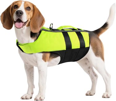 Рятувальний жилет для собак NAMSAN - надувний, для малих, середніх та великих собак, зелений (M)