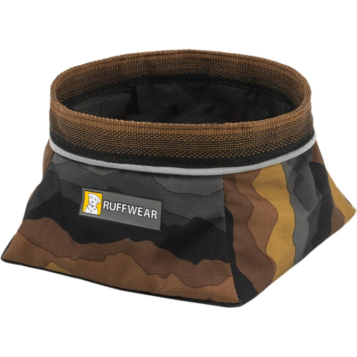 Ruffwear Quencher: Складаний дорожній миска для води для собак (Moonlight Mountains, M)