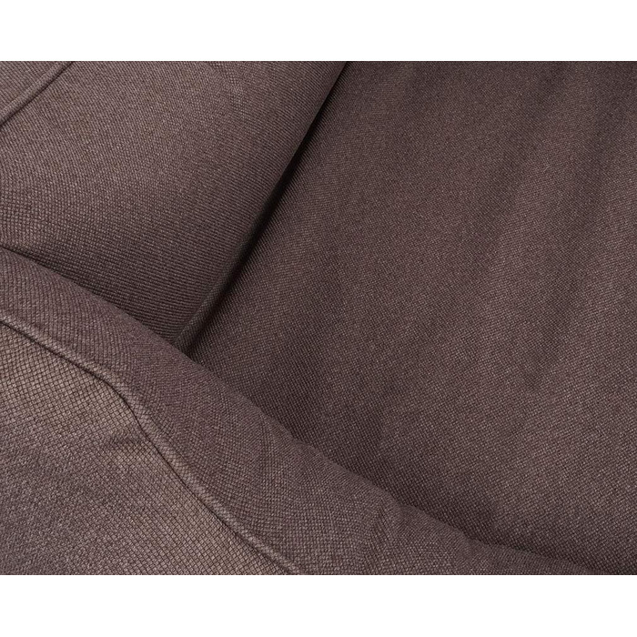 Ортопедичне водонепроникне собаче ліжко Knuffelwuff Leon з велюру, ручної роботи, XL 105 x 75 см, сірувато-коричневе, знімний чохол, можна прати, для великих, середніх та маленьких собак