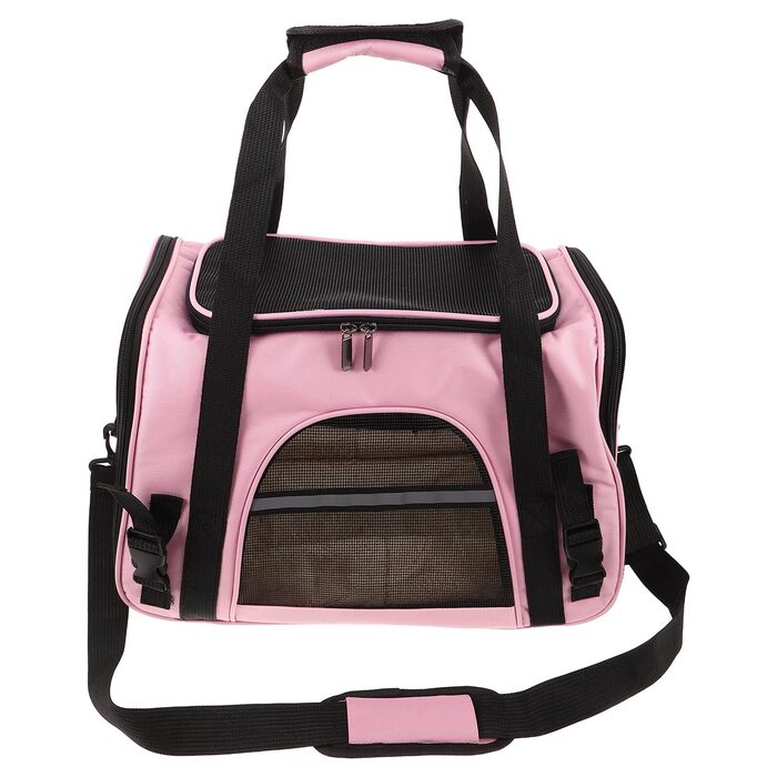 Транспортна сумка для котів LOLIPPYY: дихаюча сітка, складана, для подорожей в авто та на вулицю, м'яка, з надійним замком