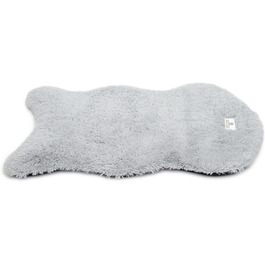 Ортопедичне собаче ліжко Pfoten&nasen® вологостійке, сіре, 128x80 см. Легко миється, підходить для великих собак. Матрац, подушка, килимок.