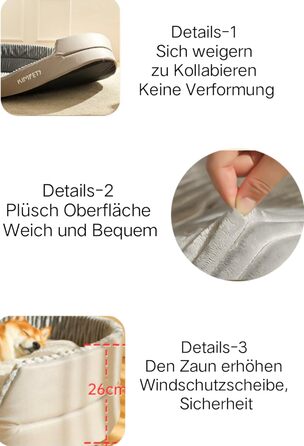 М'яке ліжко для собак та котів: зручне, миється, не слизьке, зелене, Ø60x40x26 см