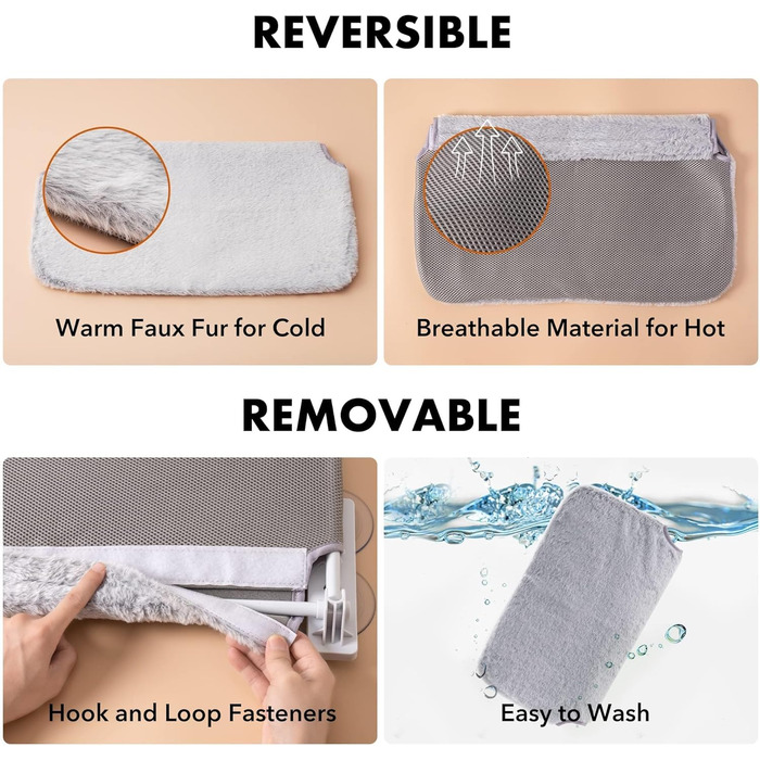 Кішка гамак для вікна MEWOOFUN 54x30 см, розкладний, до 18 кг (сірий, середній)