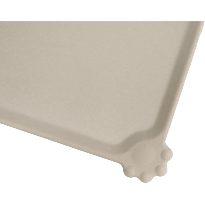 Підкладка під миску для котів Minty&Marla® Beige | Силіконова килимок протиковзкий | Підкладка для води та корму