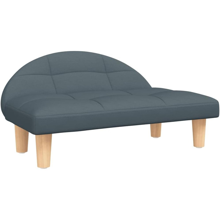 Крісло-ліжко для собак та котів, м'яке, стильне, 70x52x30 см, темно-сірий