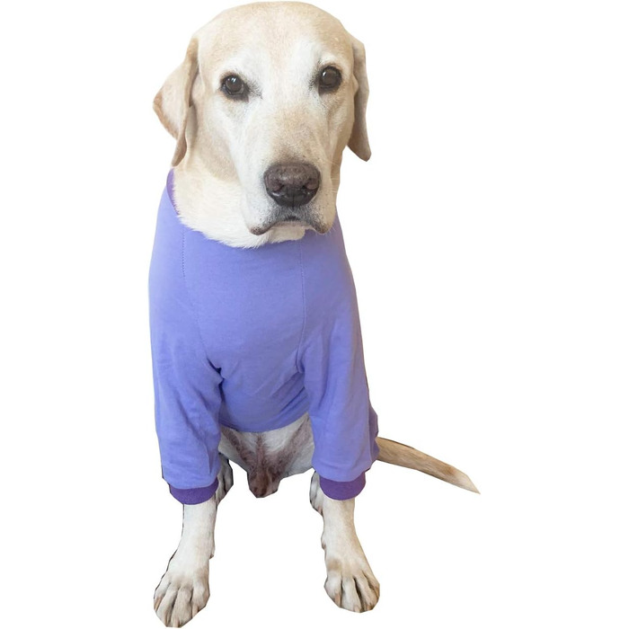 Піжама для собак великих порід: захист суглобів, анти-шерсть, фіолетовий колір