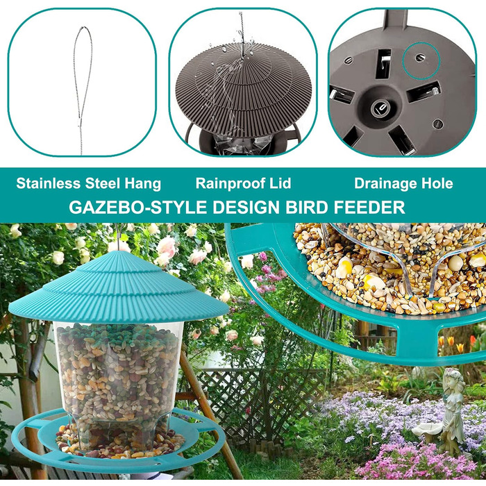 Годівниця для птахів Wildvögel від Dunnocks: годівниця для шпаків, зябликів, червоногрудих птахів