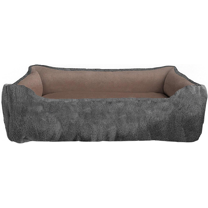 Італійська постільна білизна для тварин Hundehütte Love, підходить для всіх сезонів (Тауновий сірий, 62 x 50 x 17 см)