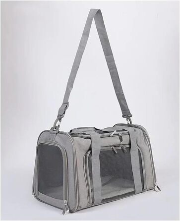 Автомобільний лежак для собак, переноска-рюкзак для тварин з м'яким бавовняним матрацом, безпечна для подорожей, сітчаста переноска для собак (Blue)