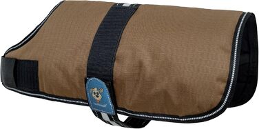 Теплий функціональний теплий одяг для собак Knuffelwuff 13931-016, коричневий/чорний, 35 см