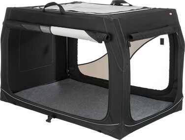 TRIXIE переноска для собак Vario 91x58x61 см – комфортна та безпечна клітка для малих і середніх собак, зручне місце для відпочинку, міцна конструкція