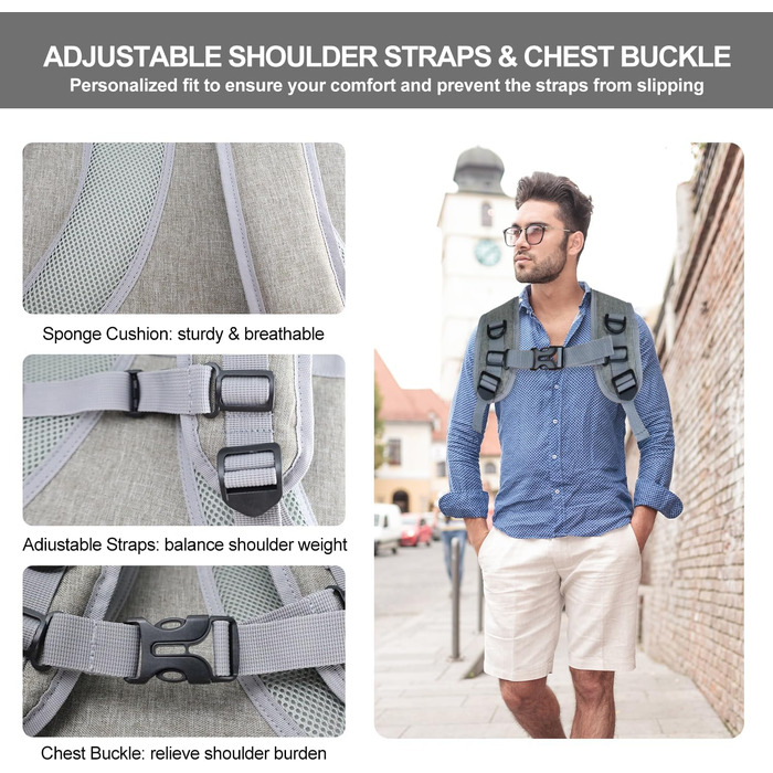 Рюкзак-переноска для котів та собак, дихаючий, сірий | Qlfyuu