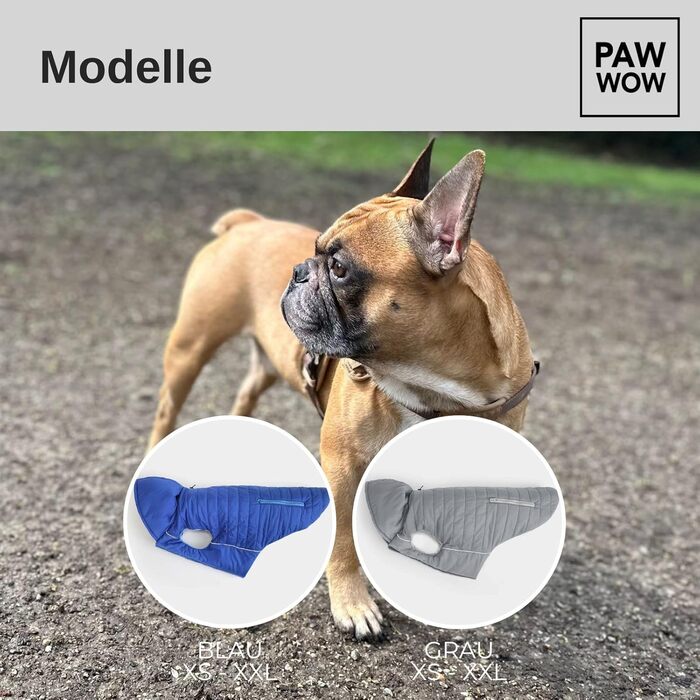 IMMI Куртка для собак | Тепла куртка для собак різних розмірів (Сірий, L)