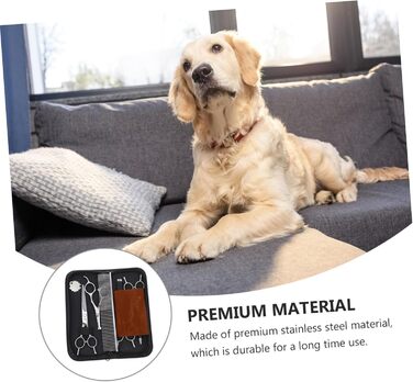 Ножиці для стрижки собак Supvox: професійні ножиці з нержавіючої сталі для грумінгу тварин