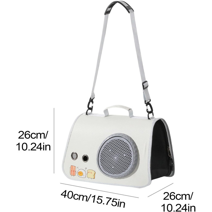 Транспортна сумка для котів, переноска для тварин з плечовими ременями – органайзер для подорожей, кемпінгу та прогулянок