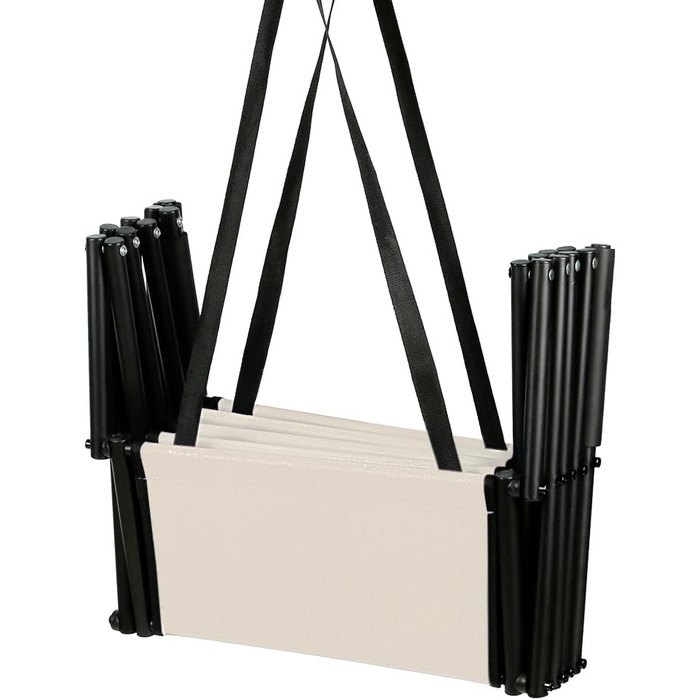 Сходинки для собак - 4 сходинки, портативна рамка для собак у машину, диван або ліжко, антиковзаюча, вантажопідйомність до 75 кг (Бежевий)