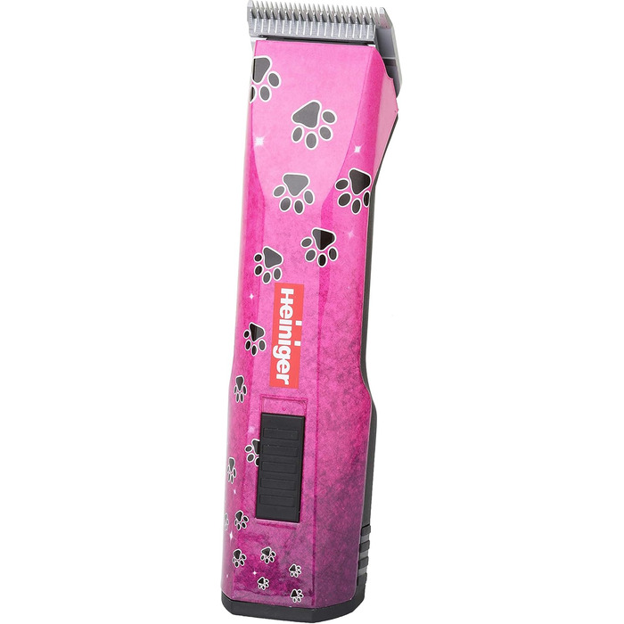 Машинка для стрижки Heiniger Saphir Pink SS з дротом і головкою №10, два акумулятори