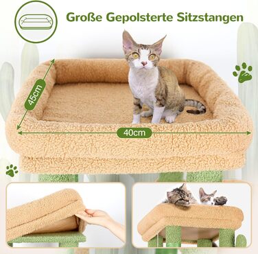 Драбина-будинок для котів Globlazer XL, 156 см, сірий, з будиночком та когтеточками